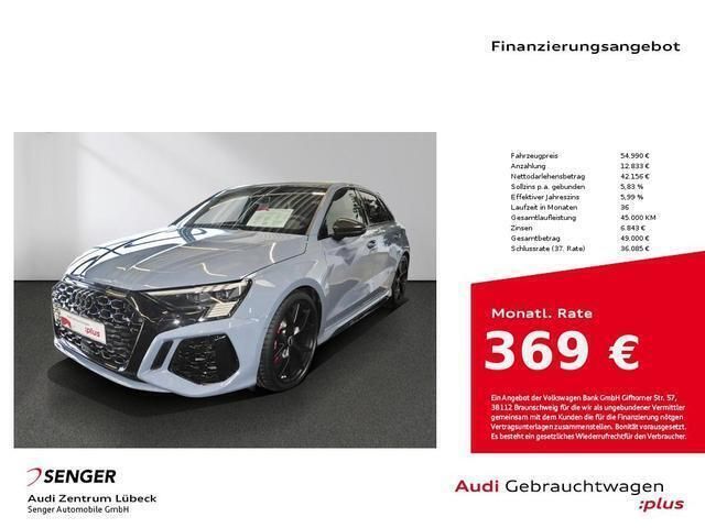 Kemoragrau metallic Gebraucht 2023 Audi RS3 Sportback Ambiente Kleinwagen | 55.580 € (Fairer Preis) - Bild 1/4