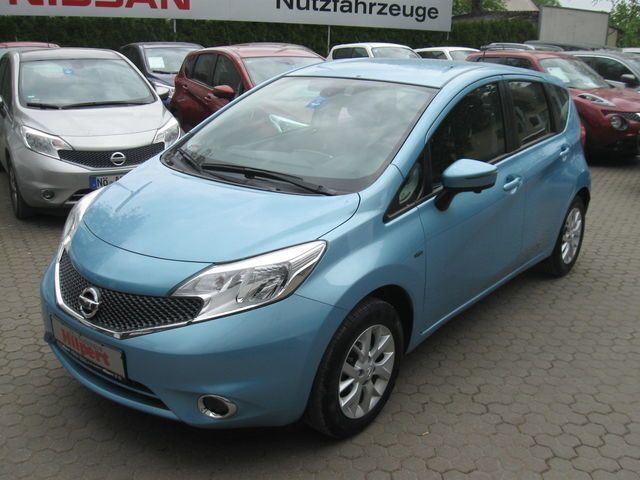 Gebraucht Nissan Note Acenta 80 PS (58 kW) 2014 Blau metallic Van / Kleinbus