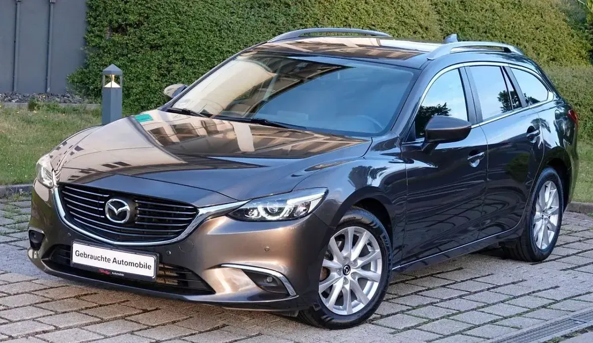 Gebraucht Mazda 6 Exclusive-Line 150 PS (110 kW) 2016 Titanium flash Kombi