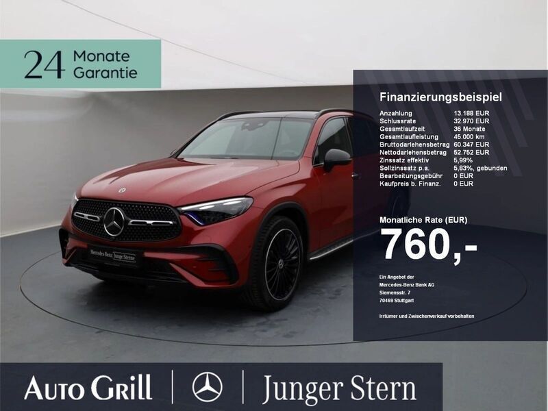 Rot Gebraucht 2023 Mercedes GLC300 SUV | 67.949 € (Etwas zu teuer) - Bild 1/4