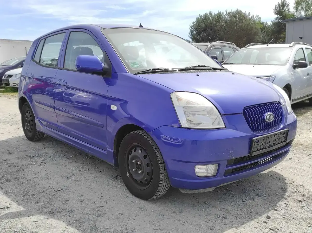 Gebraucht Kia Picanto 65 PS (47 kW) 2005 Blau Kleinwagen