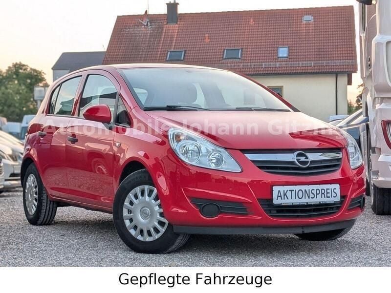 Rot Gebraucht 2009 Opel Corsa Selection Kleinwagen | 1.490 € (Superpreis) - Bild 1/4