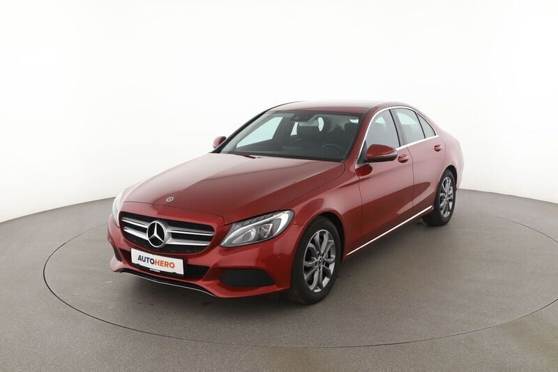 Rot Gebraucht 2017 Mercedes C250 Avantgarde Limousine | 23.240 € (Fairer Preis) - Bild 1/4