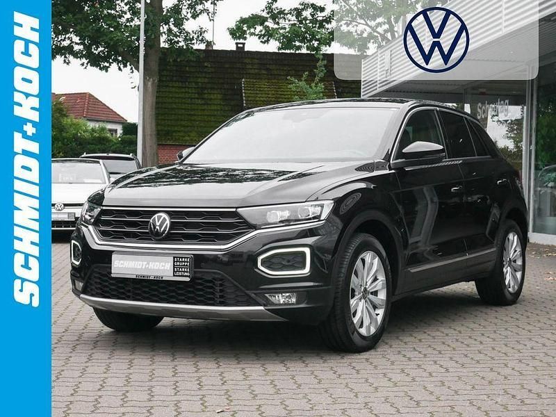 Schwarz Gebraucht 2022 VW T-Roc Sportline SUV | 25.990 € (Fairer Preis) - Bild 1/4