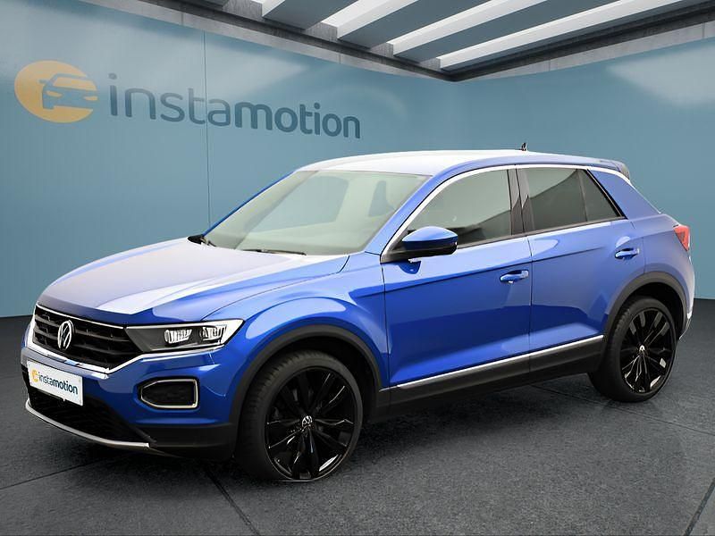 Blau Gebraucht 2021 VW T-Roc SUV | 26.749 € (Superpreis) - Bild 1/4