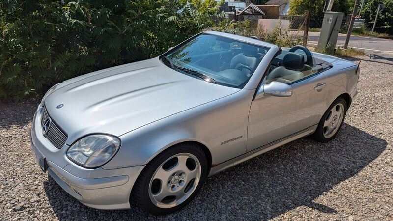 Silber Gebraucht 2003 Mercedes SLK230 Cabrio | 5.499 € (Guter Preis) - Bild 1/4