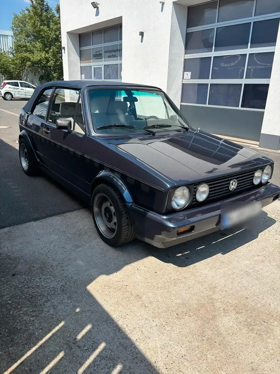Gebraucht VW Golf Cabriolet 95 PS (69 kW) 1988 Blau Cabrio