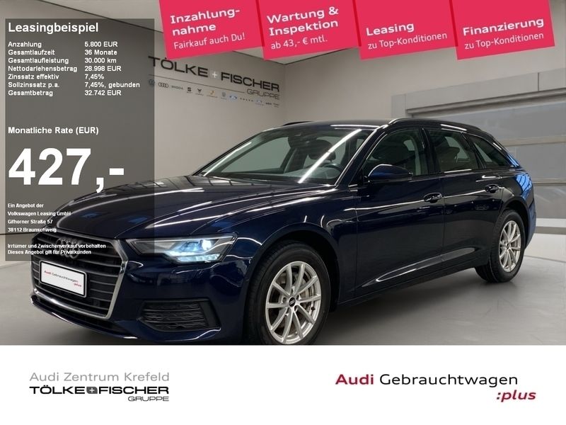 Firmamentblau (metallic) Gebraucht 2020 Audi A6 Basis Kombi | 28.998 € (Fairer Preis) - Bild 1/4