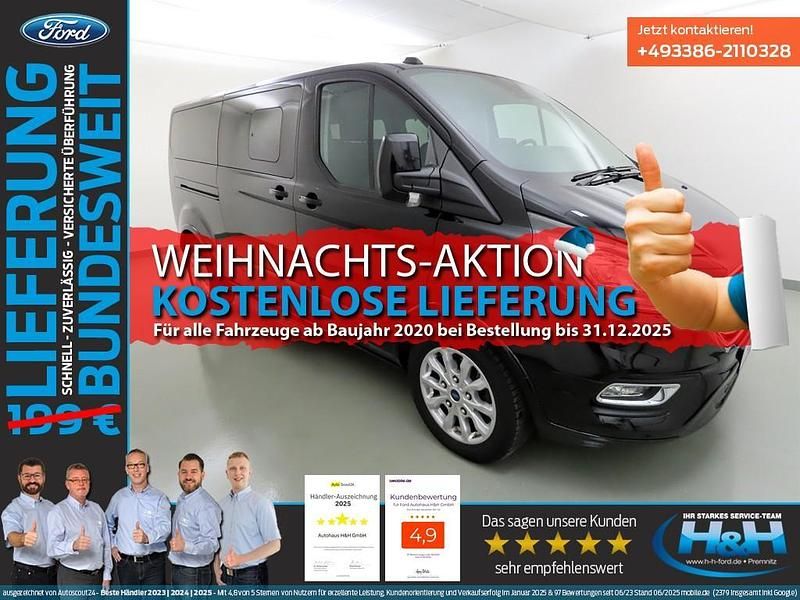 Obsidianschwarz Gebraucht 2021 Ford Tourneo Custom Titanium Van | 38.639 € (Fairer Preis) - Bild 1/4