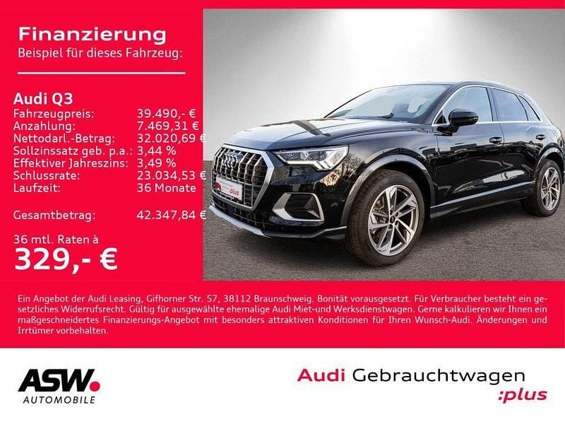Gebraucht Audi Q3 S-Line 150 PS (110 kW) 2025 Mythosschwarz metallic SUV