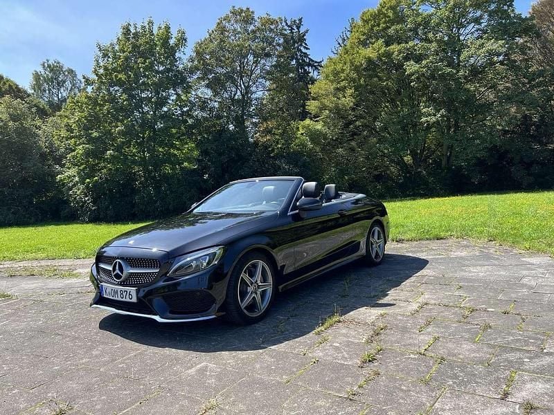Gebraucht 2018 Mercedes C180 AMG line Cabrio | 25.300 € (Guter Preis) - Bild 1/4