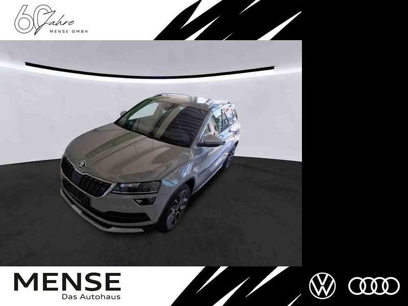Steelgrau Gebraucht 2021 Skoda Karoq Scout 4x4 SUV | 19.915 € - Bild 1/4