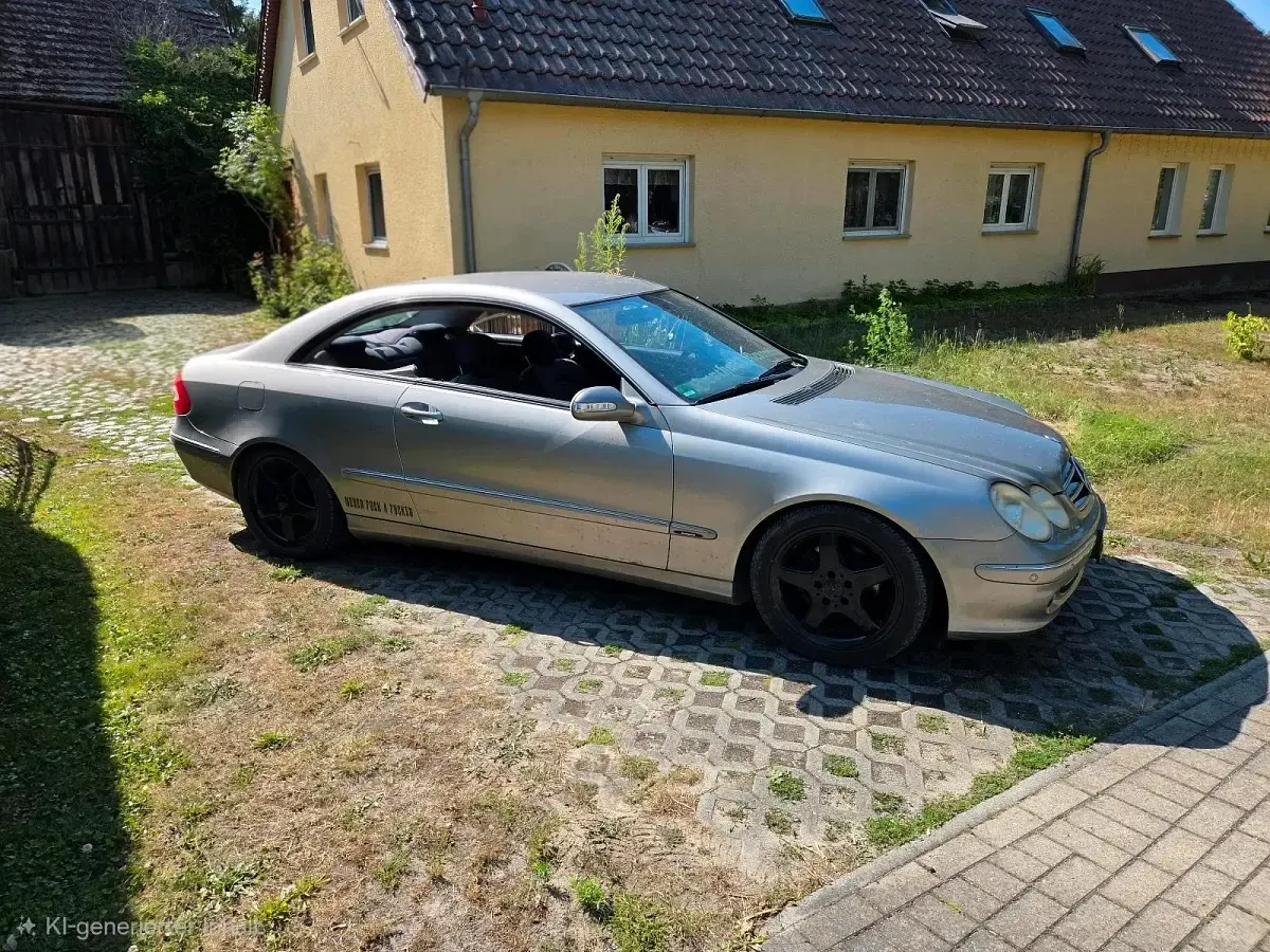 Gebraucht Mercedes CLK200 163 PS (119 kW) 2006 Silber Coupé