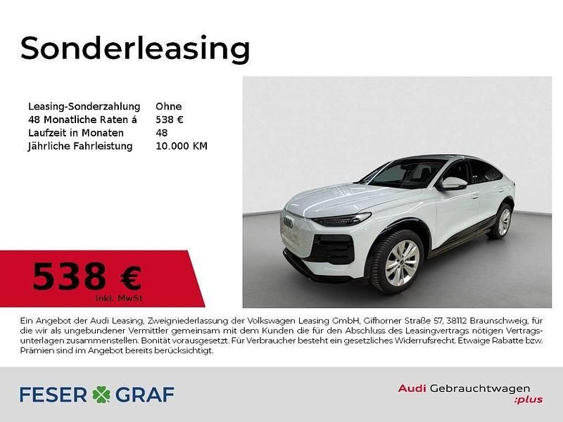 Gebraucht Audi Q6 Sportback e-tron Ambiente 185 kW (252 PS) 2025 Gletscherweiß metallic SUV