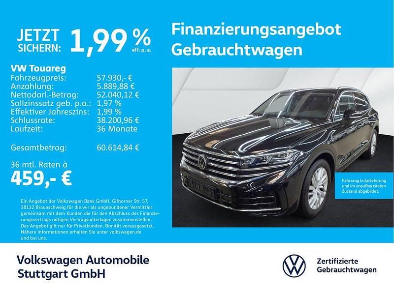Schwarz Gebraucht 2024 VW Touareg Elegance SUV | 57.930 € (Etwas zu teuer) - Bild 1/4