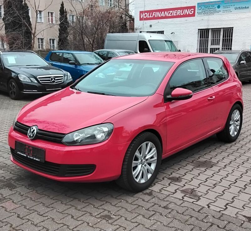 Rot Gebraucht 2009 VW Golf VI Trendline Kleinwagen | 3.750 € (Fairer Preis) - Bild 1/4