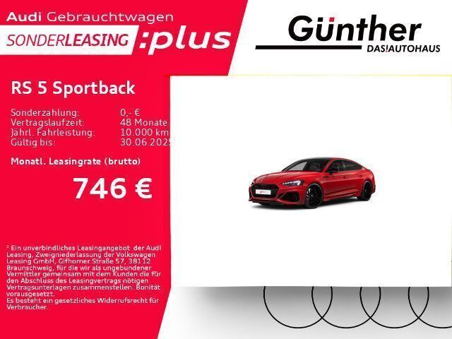Rot Gebraucht 2023 Audi RS5 Sport Limousine | 76.759 € (Fairer Preis) - Bild 1/4