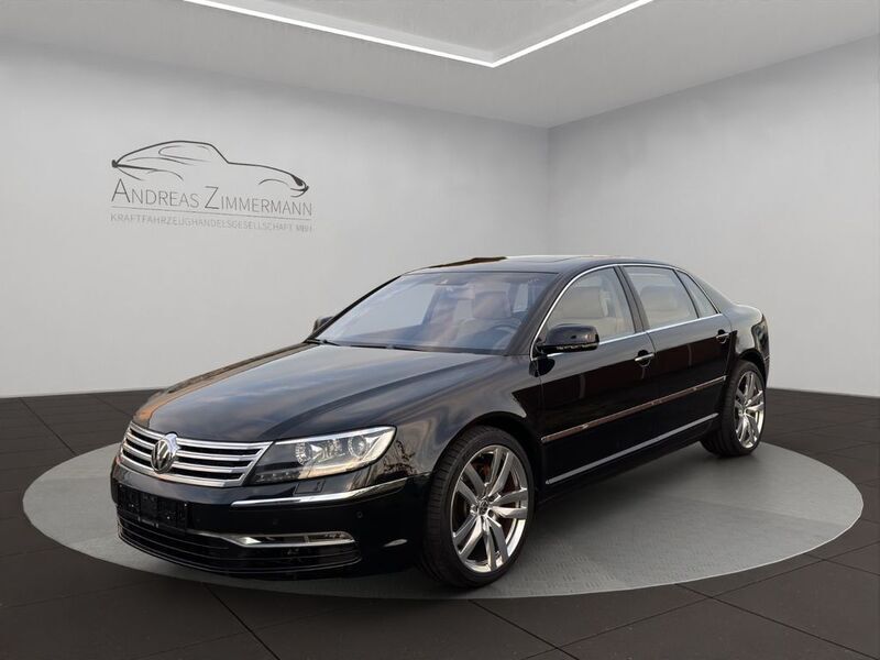 Schwarz Gebraucht 2013 VW Phaeton Exclusive Limousine | 19.870 € (Etwas zu teuer) - Bild 1/4