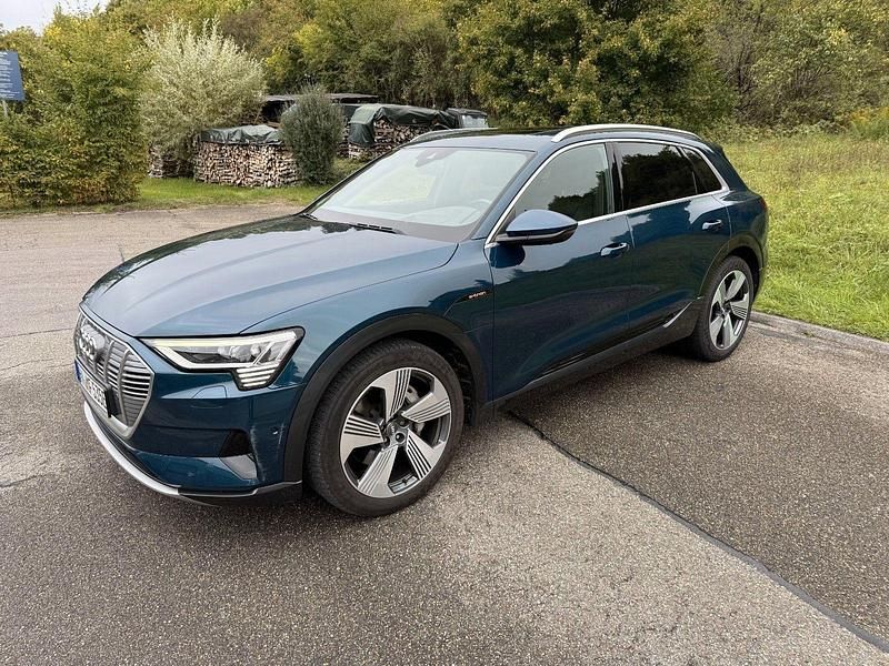 Blau Gebraucht 2020 Audi e-tron Advanced SUV | 26.900 € (Superpreis) - Bild 1/4