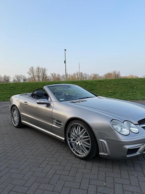 Gebraucht Mercedes SL500 306 PS (225 kW) 2005 Silber Cabrio
