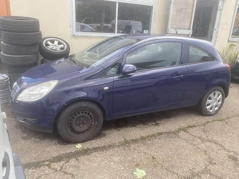 Gebraucht Opel Corsa Edition 80 PS (58 kW) 2008 Royalblau h: u2/f:atlantikblau Kleinwagen
