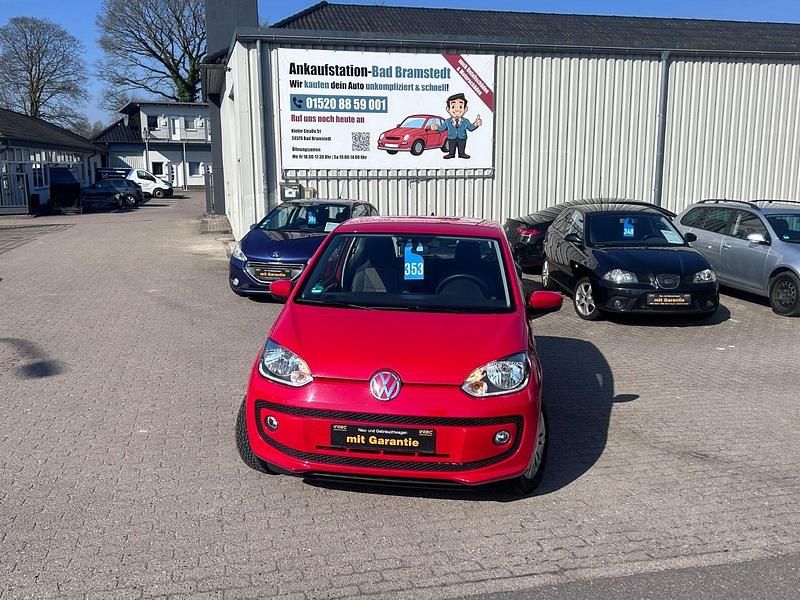 Gebraucht VW up! move up! 75 PS (55 kW) 2013 Rot Kleinwagen