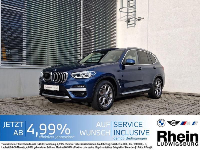 Blau Gebraucht 2021 BMW X3 Sport Line SUV | 37.490 € (Etwas zu teuer) - Bild 1/4
