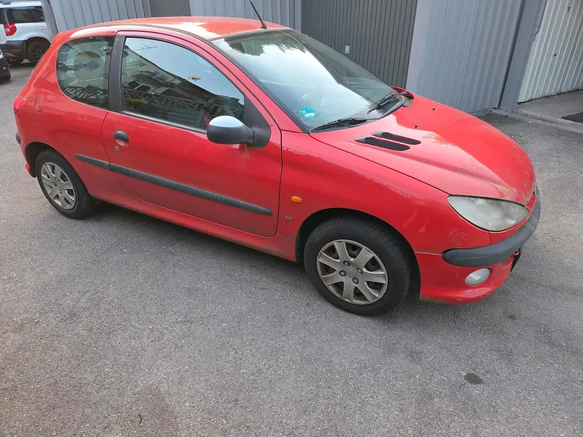 Używany Peugeot 206 78 KM (57 kW) 2004 Czerwony Hatchback