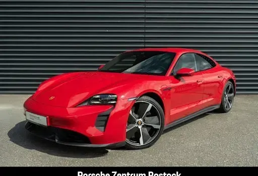 Gebraucht Porsche Taycan Turbo S 559 kW (761 PS) 2022 Rot Limousine