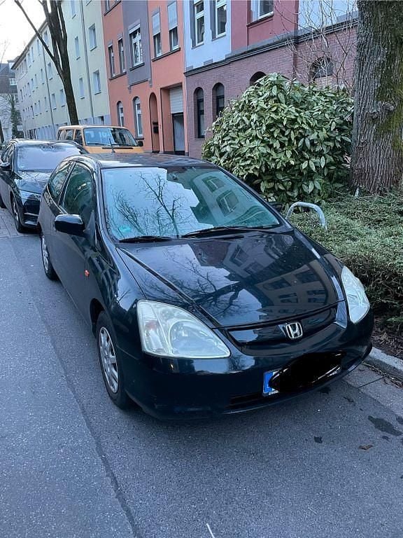 Schwarz Gebraucht 2002 Honda Civic LS Limousine | 700 € (Guter Preis) - Bild 1/4
