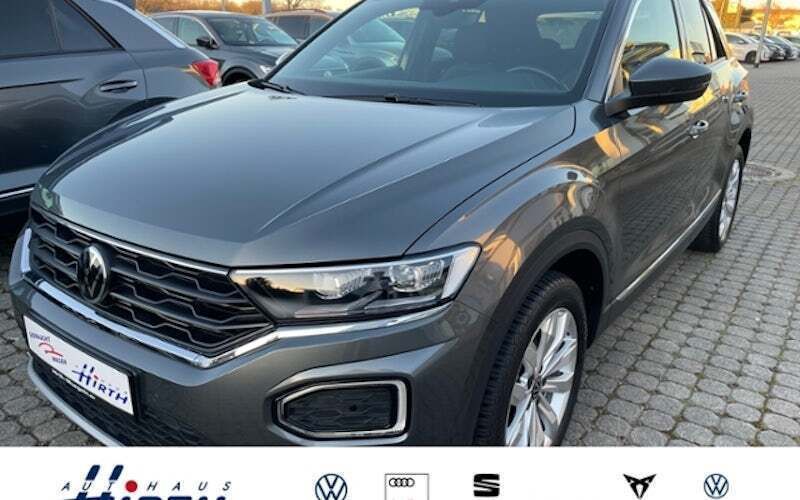 Grau Gebraucht 2021 VW T-Roc Sportline SUV | 25.982 € (Guter Preis) - Bild 1/4