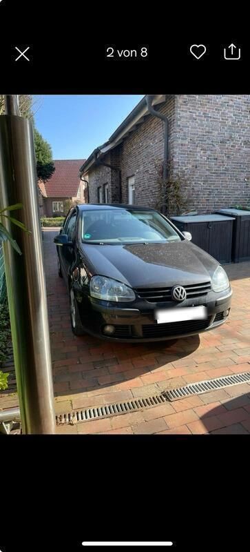 Schwarz Gebraucht 2004 VW Golf V Kleinwagen | 3.000 € (Fairer Preis) - Bild 1/4
