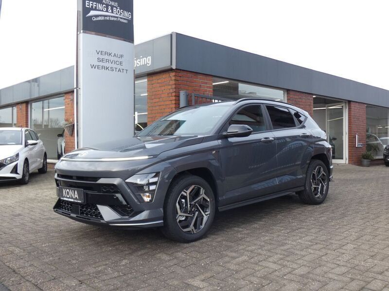 Grau Gebraucht 2024 Hyundai Kona N Line SUV | 30.900 € (Teuer) - Bild 1/4