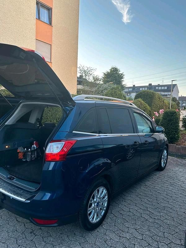 Gebraucht Ford Grand C-Max 130 PS (95 kW) 2012 Blau Van / Kleinbus