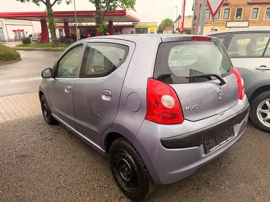 Gebraucht Nissan Pixo Acenta 68 PS (50 kW) 2009 Blau Kleinwagen