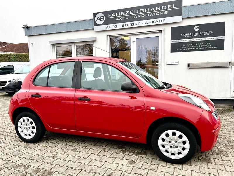 Rot Gebraucht 2009 Nissan Micra Visia Kleinwagen | 2.790 € (Fairer Preis) - Bild 1/4