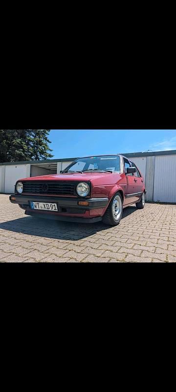 Rot Gebraucht 1991 VW Golf II Kleinwagen | 2.100 € - Bild 1/4