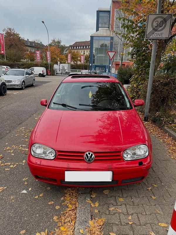 Rot Gebraucht 1998 VW Golf IV Kleinwagen | 650 € (Superpreis) - Bild 1/4