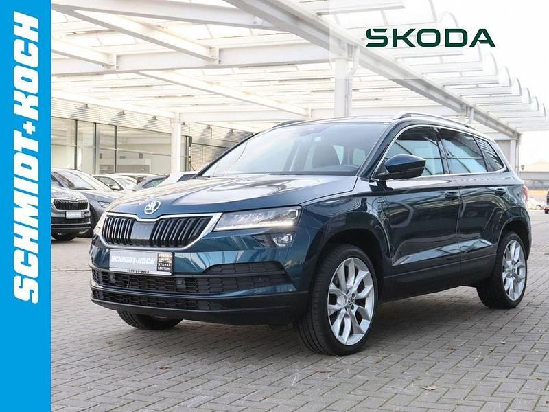 Lavablau metallic Gebraucht 2020 Skoda Karoq Drive SUV | 26.590 € (Etwas zu teuer) - Bild 1/4