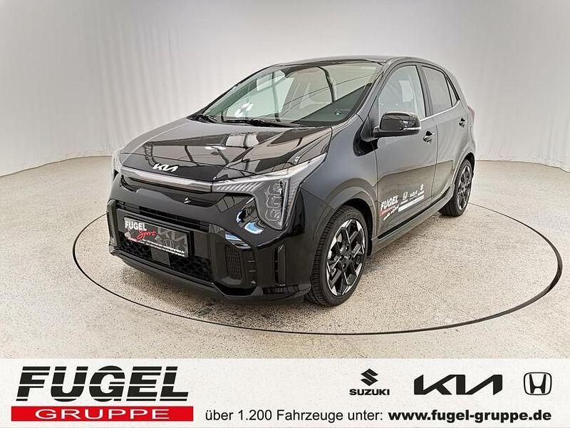 Auroraschwarz met. Gebraucht 2025 Kia Picanto GT-Line Kleinwagen | 18.499 € (Fairer Preis) - Bild 1/4