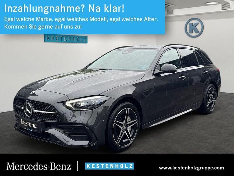 Grau Gebraucht 2024 Mercedes C300e AMG line Limousine | 48.890 € (Etwas zu teuer) - Bild 1/4
