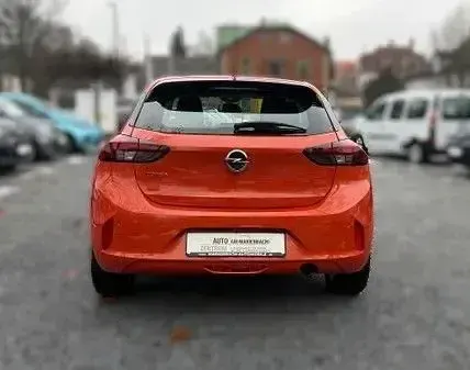 Gebraucht Opel Corsa Elegance 75 PS (55 kW) 2021 Power orange met./dach diamant schwarz m (metallic) Kleinwagen