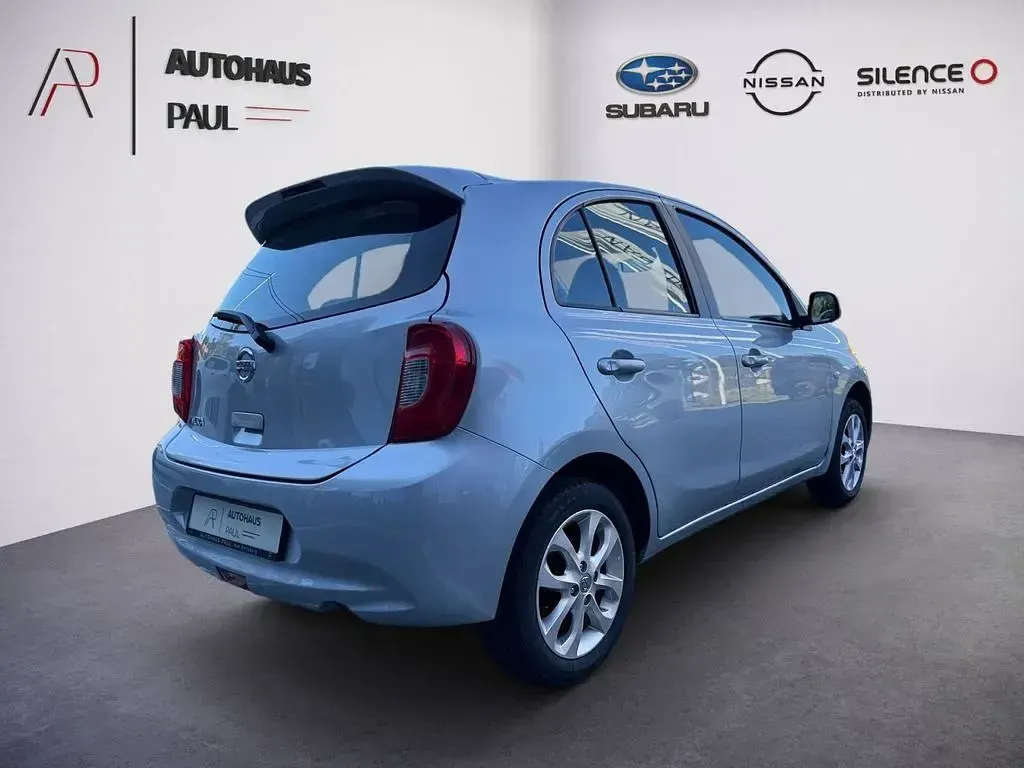 Gebraucht Nissan Micra Acenta 80 PS (58 kW) 2017 Silber Kleinwagen