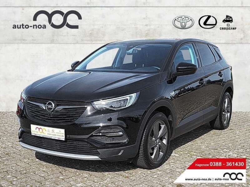 Diamant schwarz/karbon schwarz Gebraucht 2021 Opel Grandland X Elegance SUV | 19.900 € (Superpreis) - Bild 1/4