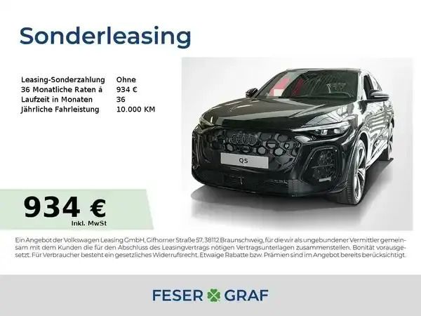 Mythosschwarz metallic Neu 2025 Audi Q5 Ambiente SUV | 75.899 € - Bild 1/3
