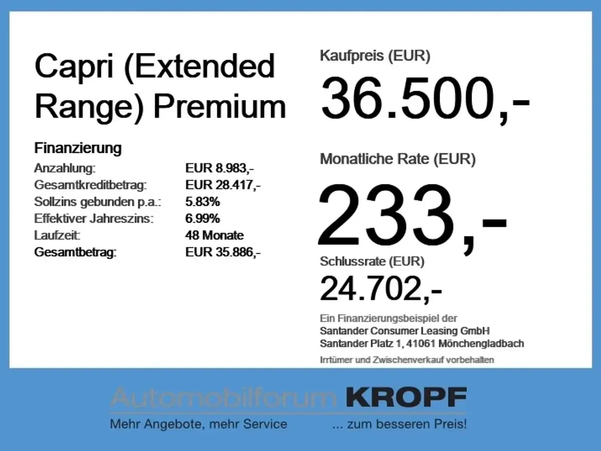 Gebraucht Ford Capri Extended Range 210 kW (286 PS) 2024 Magneticgrau (metallic) SUV