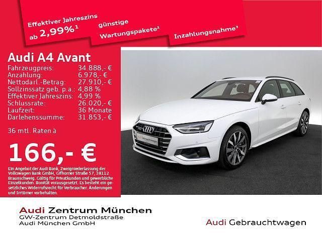 Ibisweiß Gebraucht 2023 Audi A4 Advanced Plus Kombi | 42.992 € - Bild 1/1