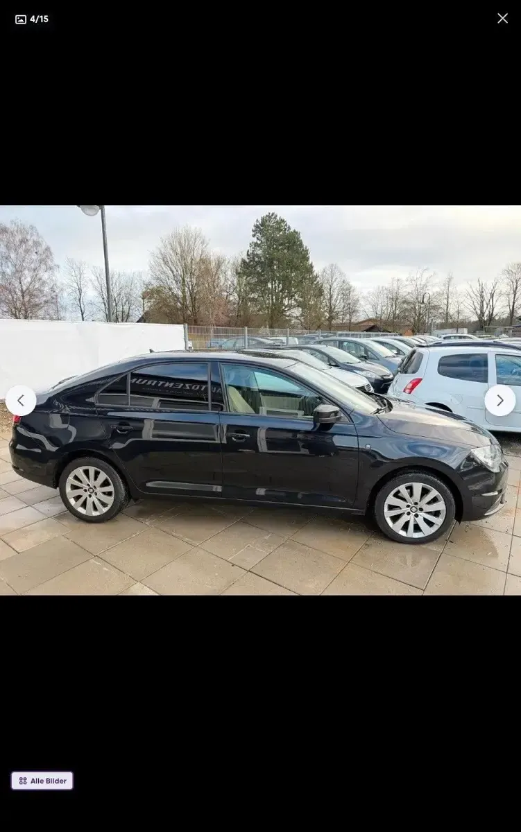 Gebraucht Seat Toledo 105 PS (77 kW) 2015 Schwarz Kleinwagen