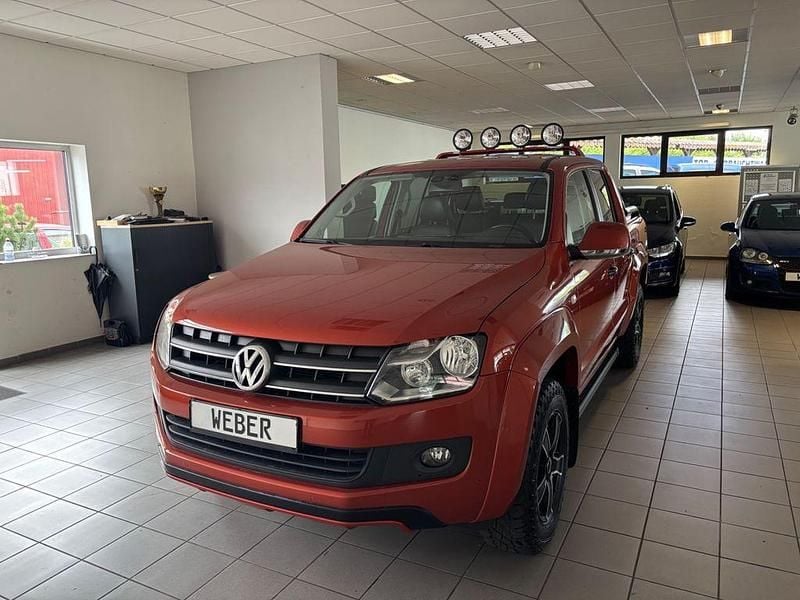 Orange Gebraucht 2014 VW Amarok Canyon Abholung | 17.499 € (Guter Preis) - Bild 1/4