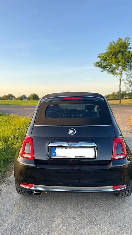 Usata Fiat 500 69 CV (50 kW) 2018 Nero Cabrio